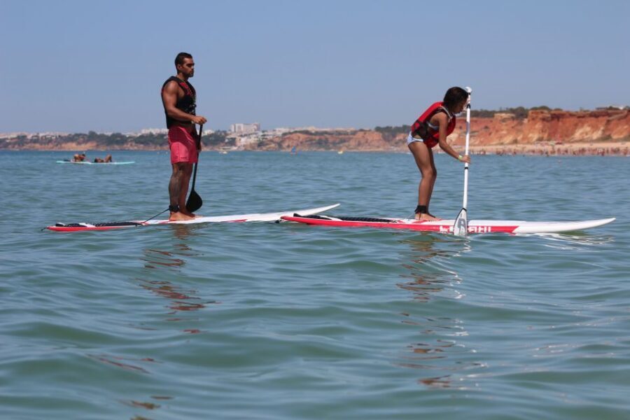 Albufeira: 1 Hour Stand-Up Paddleboard Experience - How the Albufeira session starts: gear, instructor, and the beach meetup