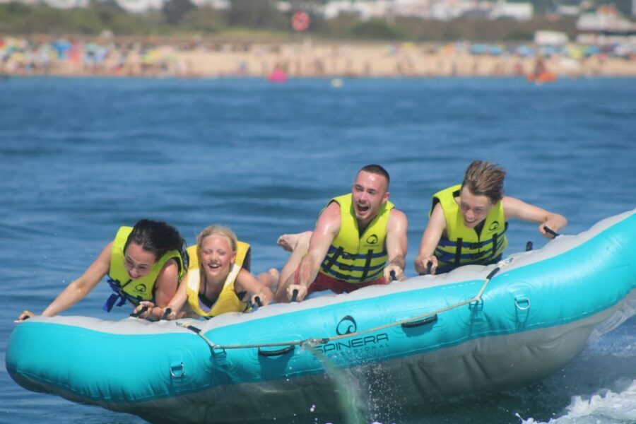 Albufeira: 10-Minute Crazy-Cookie Boat Ride - Meet Nauticdrive and Handle the Safety Briefing Like a Pro