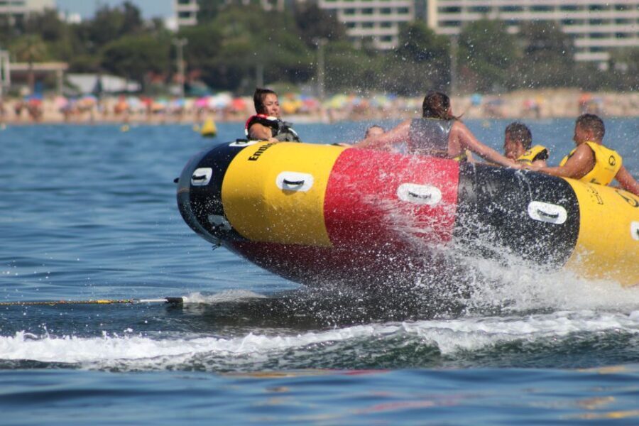 Albufeira: 360-Degree Twister Water Ride Experience - After the ride: returning to Praia da Rocha Baixinha