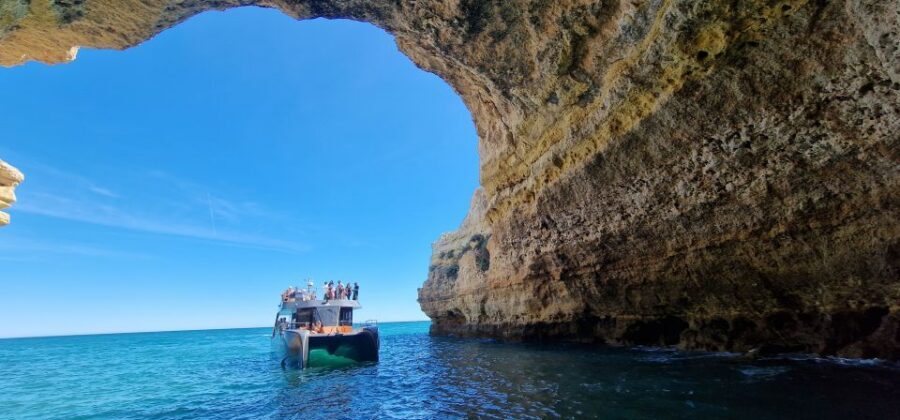 Albufeira: Coastline and Benagil Caves Tour by Catamaran - What you’ll see along the way: beaches, cliffs, and a natural arch