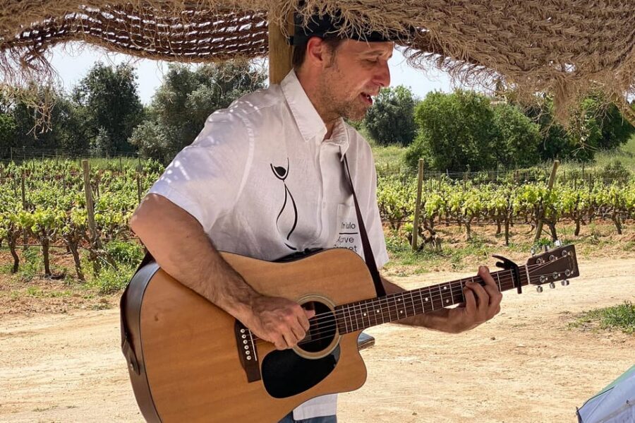 Albufeira/Porches/Vilamoura: Wine Tasting with Tapas & Music - The Estate Welcome: Vineyard Walk and Wine-Making Basics