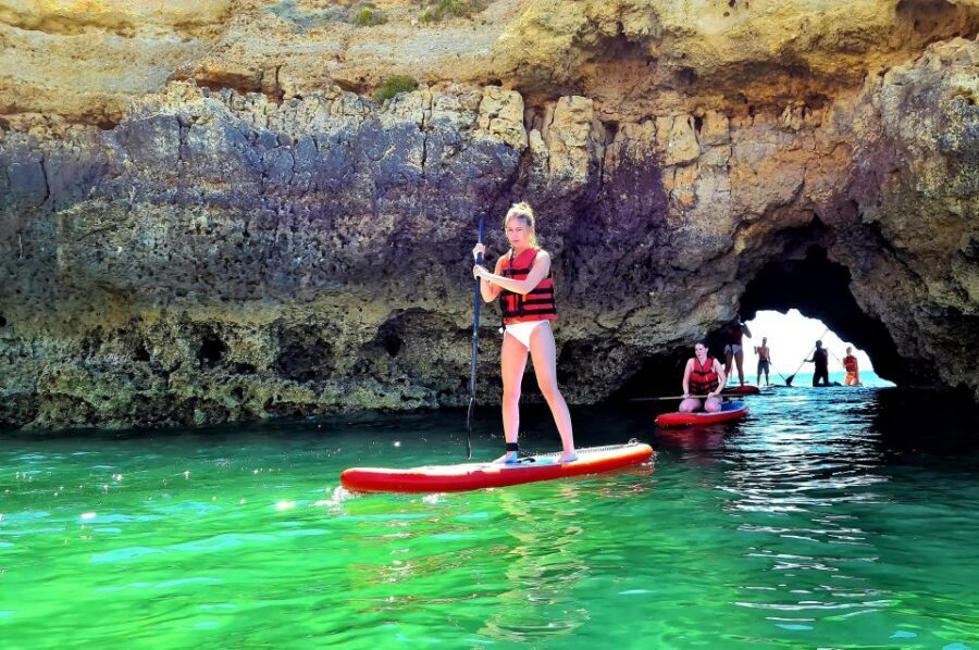 Albufeira: Stand Up Paddle Lesson and Coastal Tour - The hidden beach stop: a real breather (and what to expect)