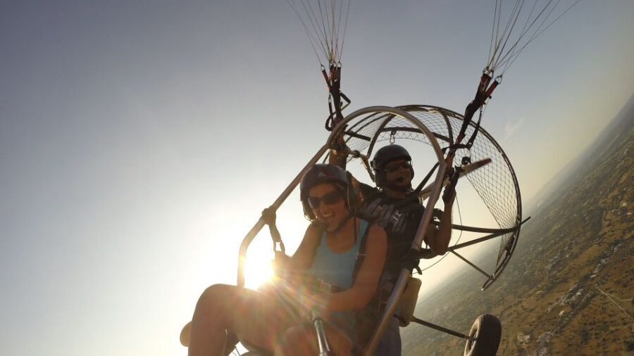 Albufeira: Sunset Paragliding Flight - From Rua do Pinhal to Takeoff: What the Pre-Flight Really Feels Like