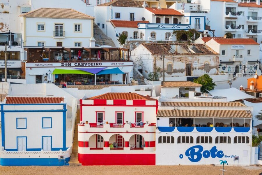 Algarve: Benagil Cave Boat Tour and Algarseco Coastal Walk - From Lagos pickup to Carvoeiro Harbor: the smooth start that matters