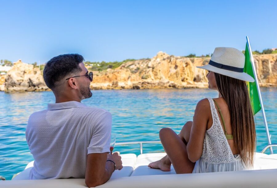 Algarve: Private Yachts Rental - The Albufeira rhythm: photo stops, scenic views, and guided stops