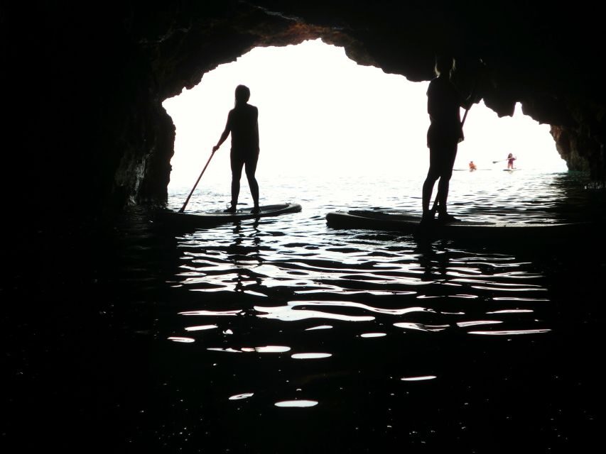 Algarve: Stand-Up Paddleboard Tour to Ingrina Caves - Stop at Ingrina Beach: briefing, practice, and then out to the cliffs