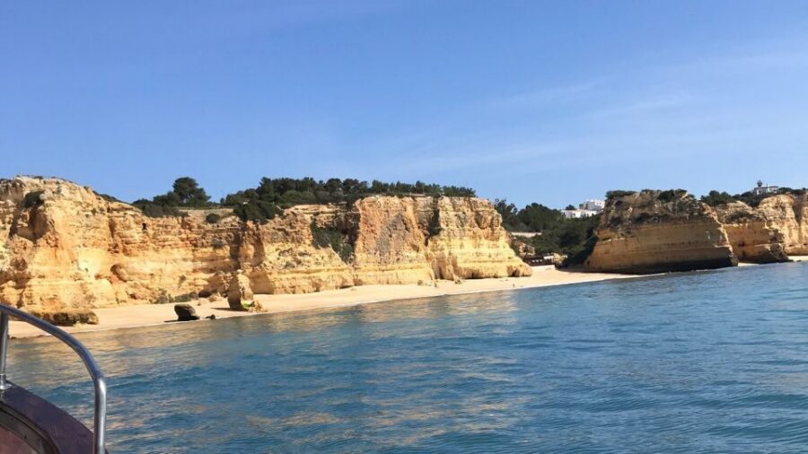 From Portimão: Boat Trip to the Benagil Caves - The first stretch along the Algarve coastline