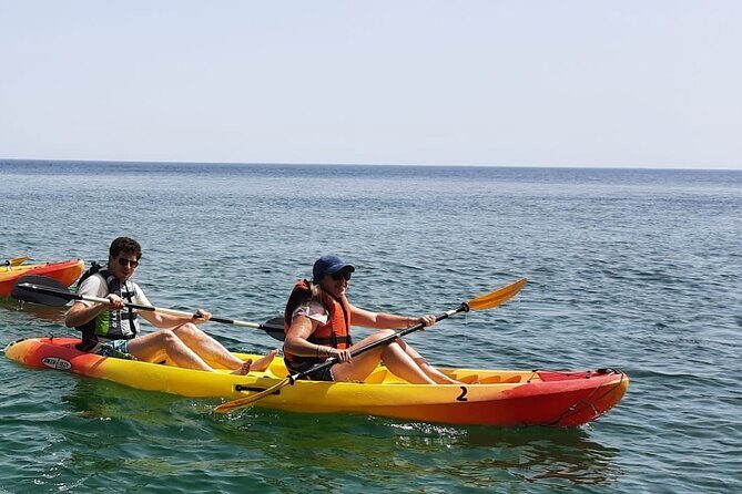 Kayaking along the Algarve Coast - Salema Beach to João Vaz: the coast-view warm-up on a main boat
