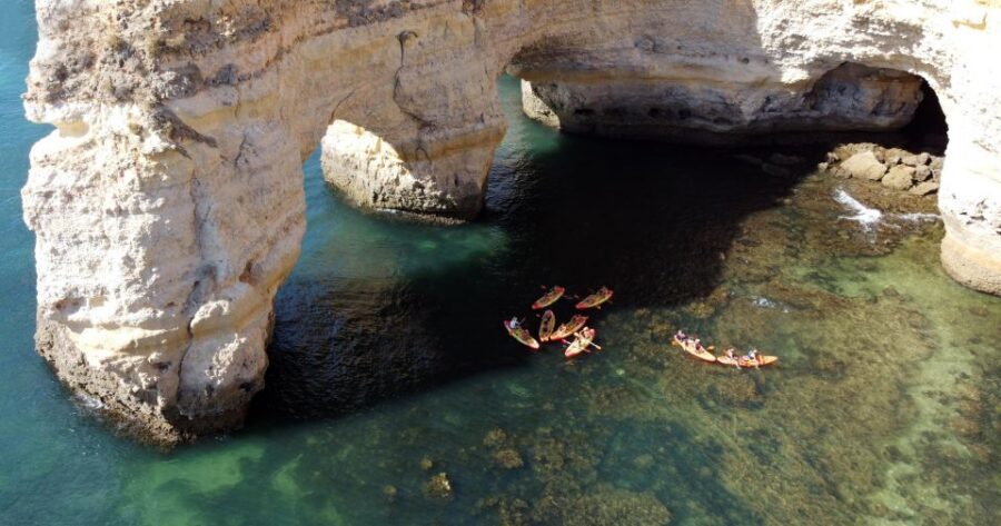 Portimão: Benagil Caves Speedboat and Kayak Guided Tour - Why the boat-and-kayak mix feels smarter than one-only trips