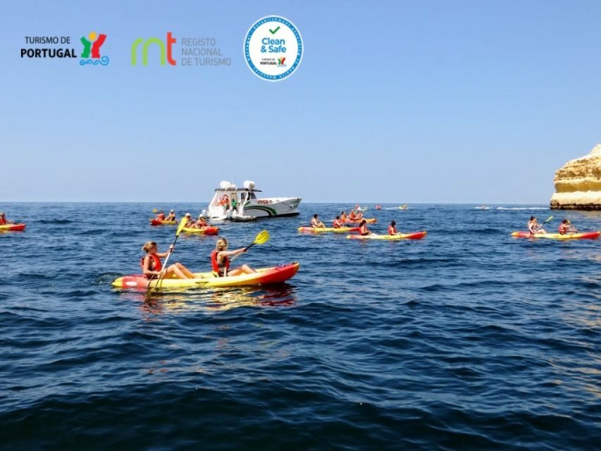Portimão: Private Benagil Caves Catamaran and Kayak Tour - Kayaking Toward Benagil: Where the Coves Feel Real